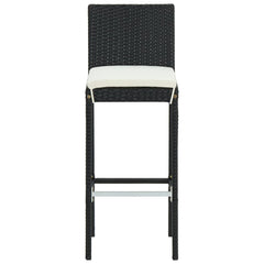 Garden Bar Set Black, Cream White