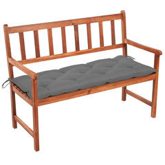 Patio Bench with Cushion 47.2 Solid Acacia Wood