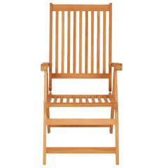 Garden Chair Set of 4 Teak Teak wood Standard Foldable