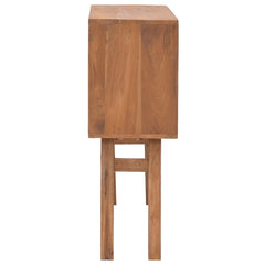 Console Table Warm Natural Solid Teak Wood Standard Console Table