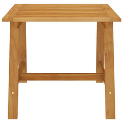 Dining Set Grey Solid Acacia wood Medium Adjustable Footrests