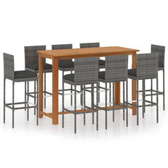 Garden Bar Set Gray, Anthracite