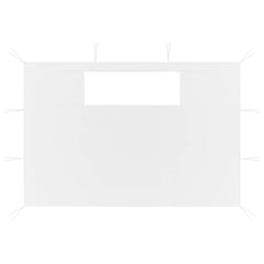Gazebo Sidewalls with Windows 2 pcs White