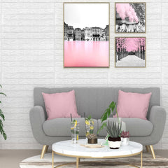3D Wallpaper Bricks Self-adhesive 40 pcs White