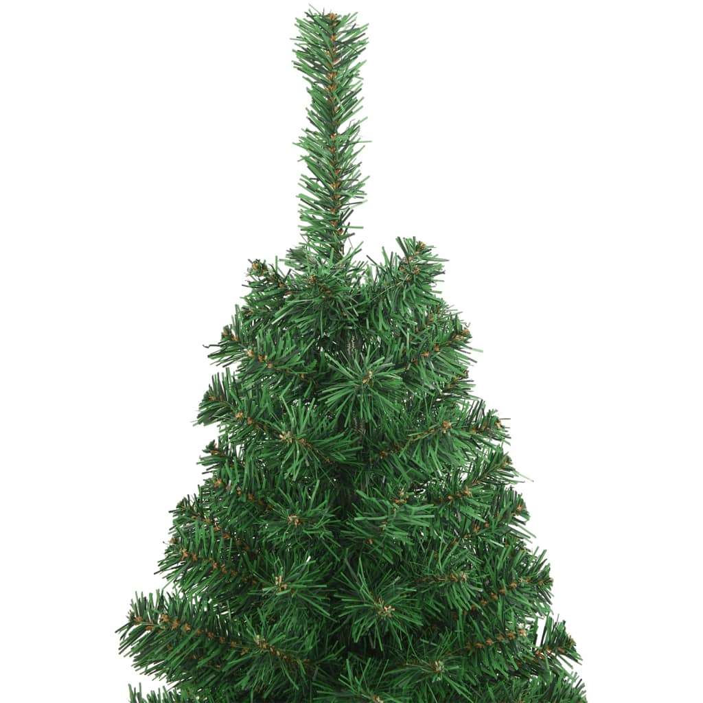 Artificial Christmas Tree with Thick Branches Green 4 ft PVC
