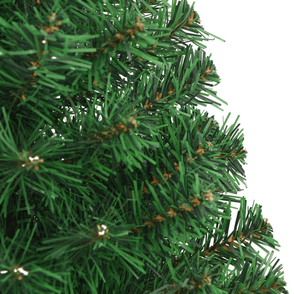 Artificial Christmas Tree with Thick Branches Green 4 ft PVC
