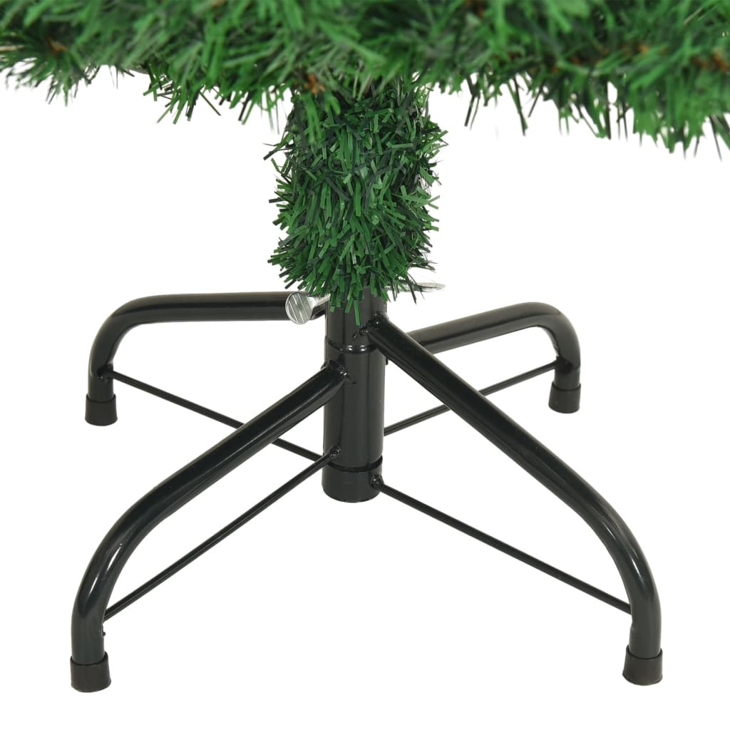 Artificial Christmas Tree with Thick Branches Green 4 ft PVC