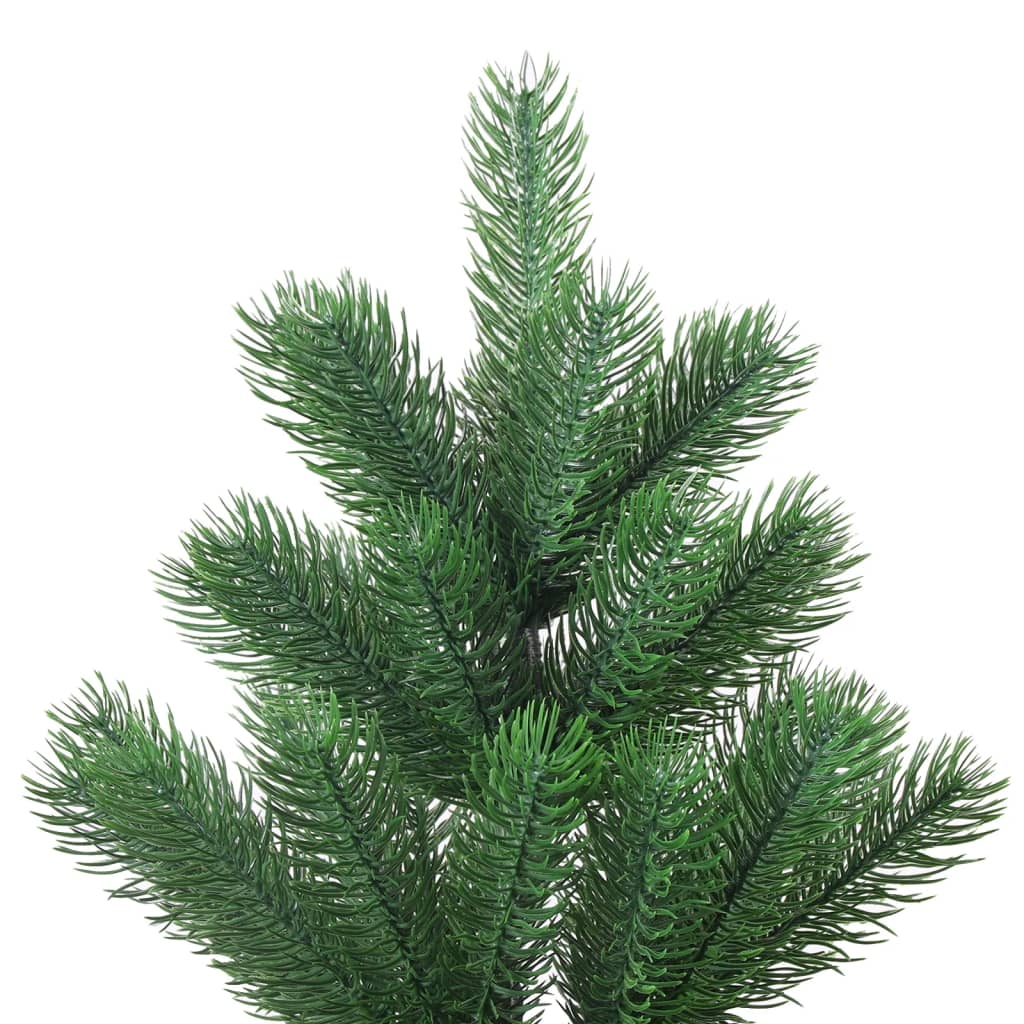 5-foot green artificial Christmas tree with lifelike PE branches and a sturdy steel stand.