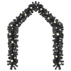 Garland Black PVC 32.8 Feet Christmas Garland Other