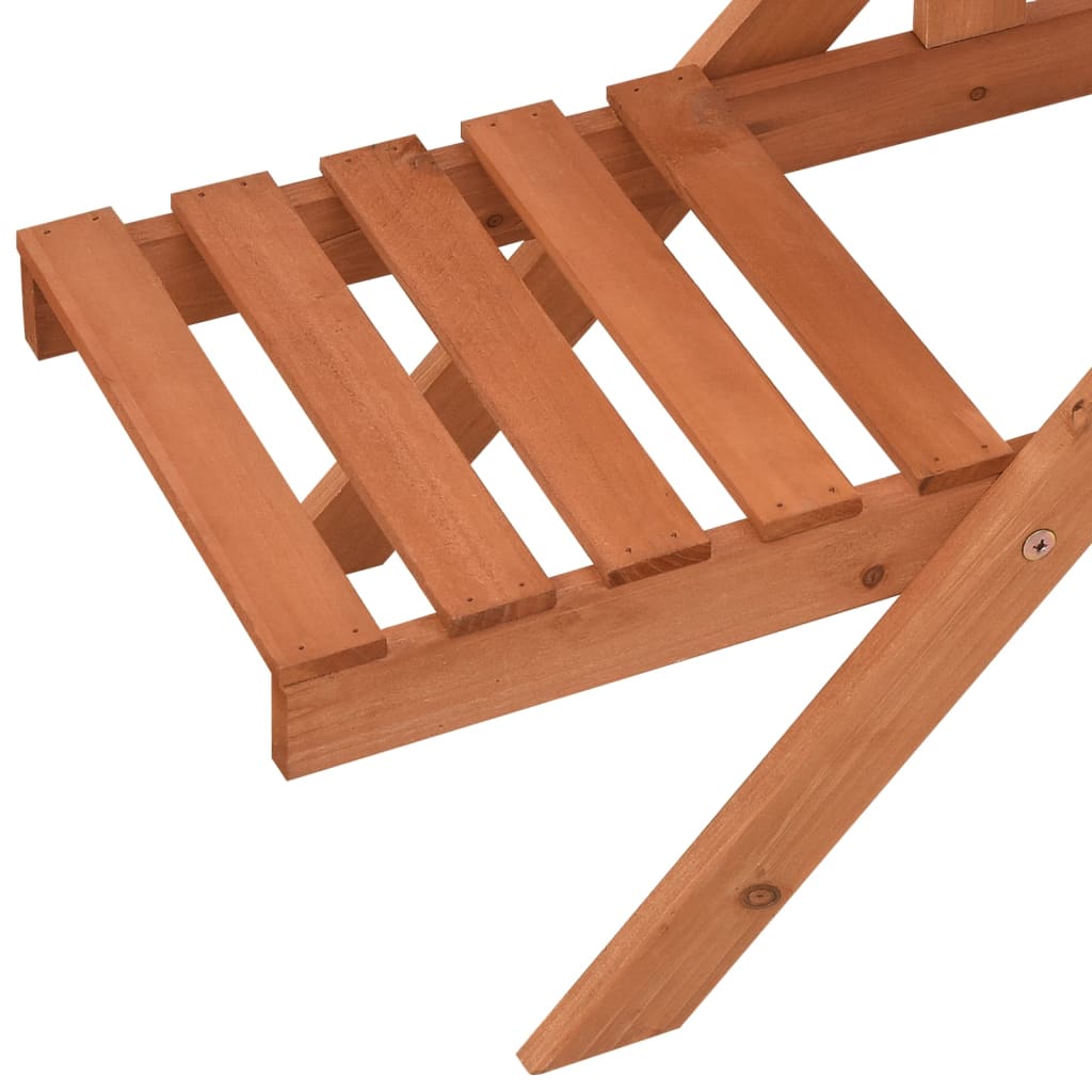 Plant Stand 32.7x9.8x52 Solid Firwood