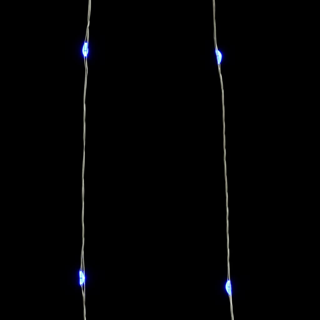 49.2ft copper wire string lights with 150 cold white LEDs and remote control.