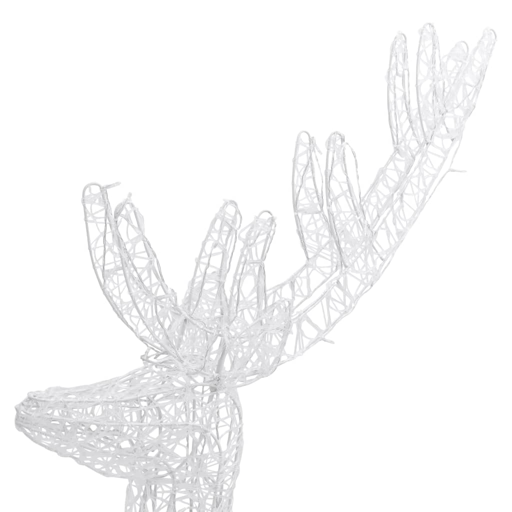 XXL Acrylic Christmas Reindeer 250 LED 6 ft Blue
