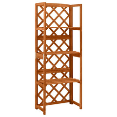 Trellis Natural wood Solid fir wood Medium Shelving Trellis