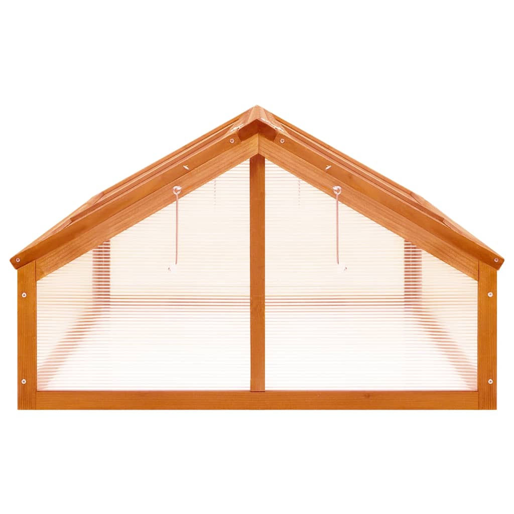 Greenhouse Brown 44.8x31.4x19.6 Firwood