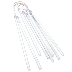 Meteor Lights 8 pcs 1 ft Blue 192 LEDs Indoor Outdoor