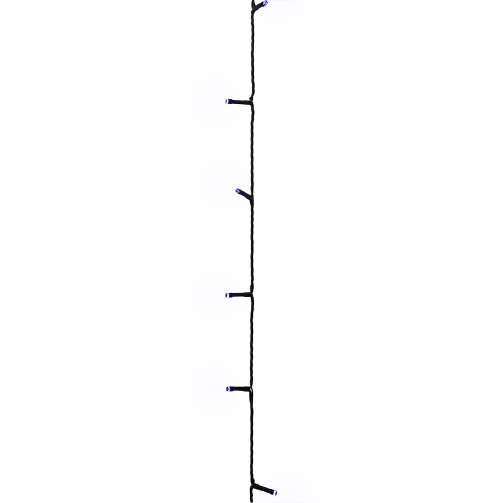 A 131-foot string of 400 blue LED lights with 8 effects, waterproof design.
