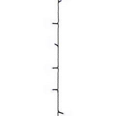 A 131-foot string of 400 blue LED lights with 8 effects, waterproof design.
