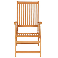 Garden Chair Set of 8 Teak Solid Teak Wood Standard Foldable