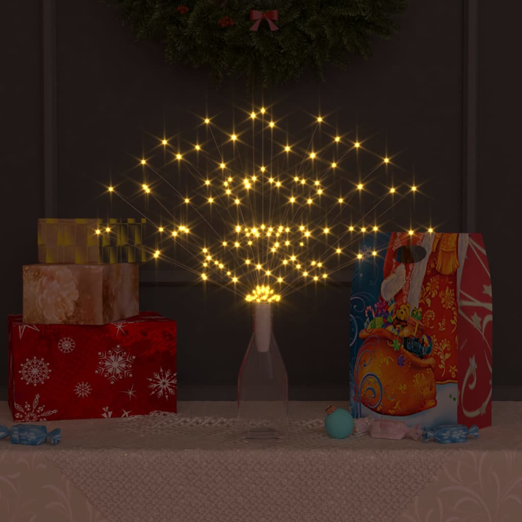 Outdoor Christmas Firecrack Lights 4pcs Warm White 7.9 560 LEDs