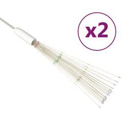 Two-pack of 7.9ft multicolor firecracker string lights with 280 LEDs.