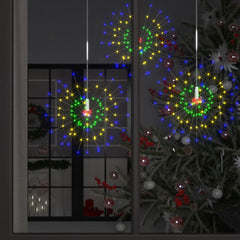 Multicolor firecracker-shaped Christmas lights with 1400 LEDs on 7.9ft strands.