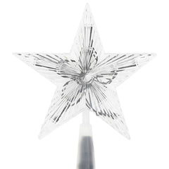 Bostome Christmas Cone Tree with 100 warm white LEDs and top star, 2x6 ft tall.