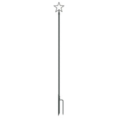 8ft LED Christmas waterfall tree lights with 400 cold white LEDs and star topper.