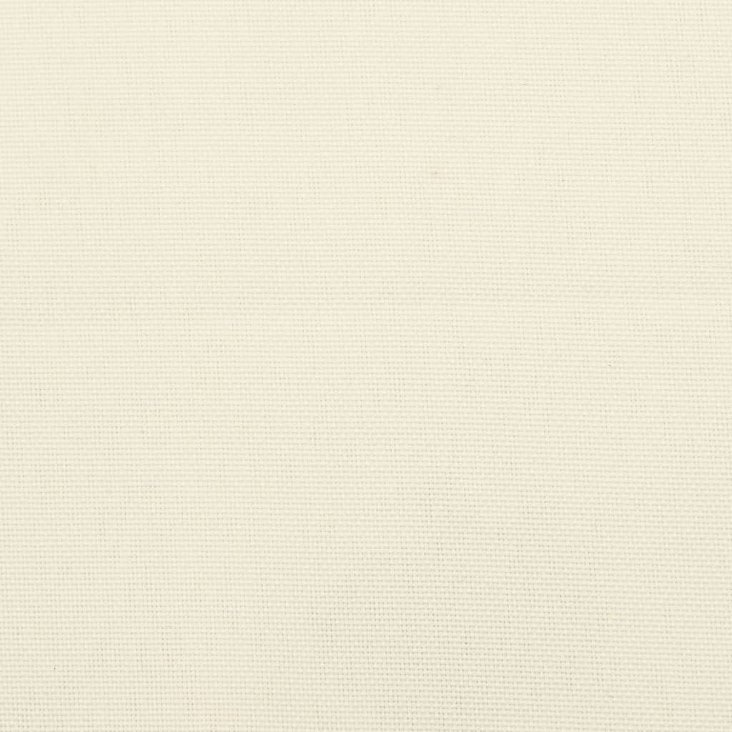 Cream white garden bench cushion made of durable Oxford fabric, 43.3x19.7 inches.