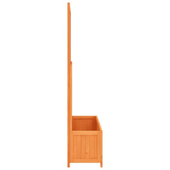 Garden Trellis Planter Brown 27.6x11.8x53.1 Solid Firwood