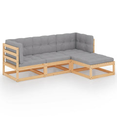 Garden Lounge Set Grey