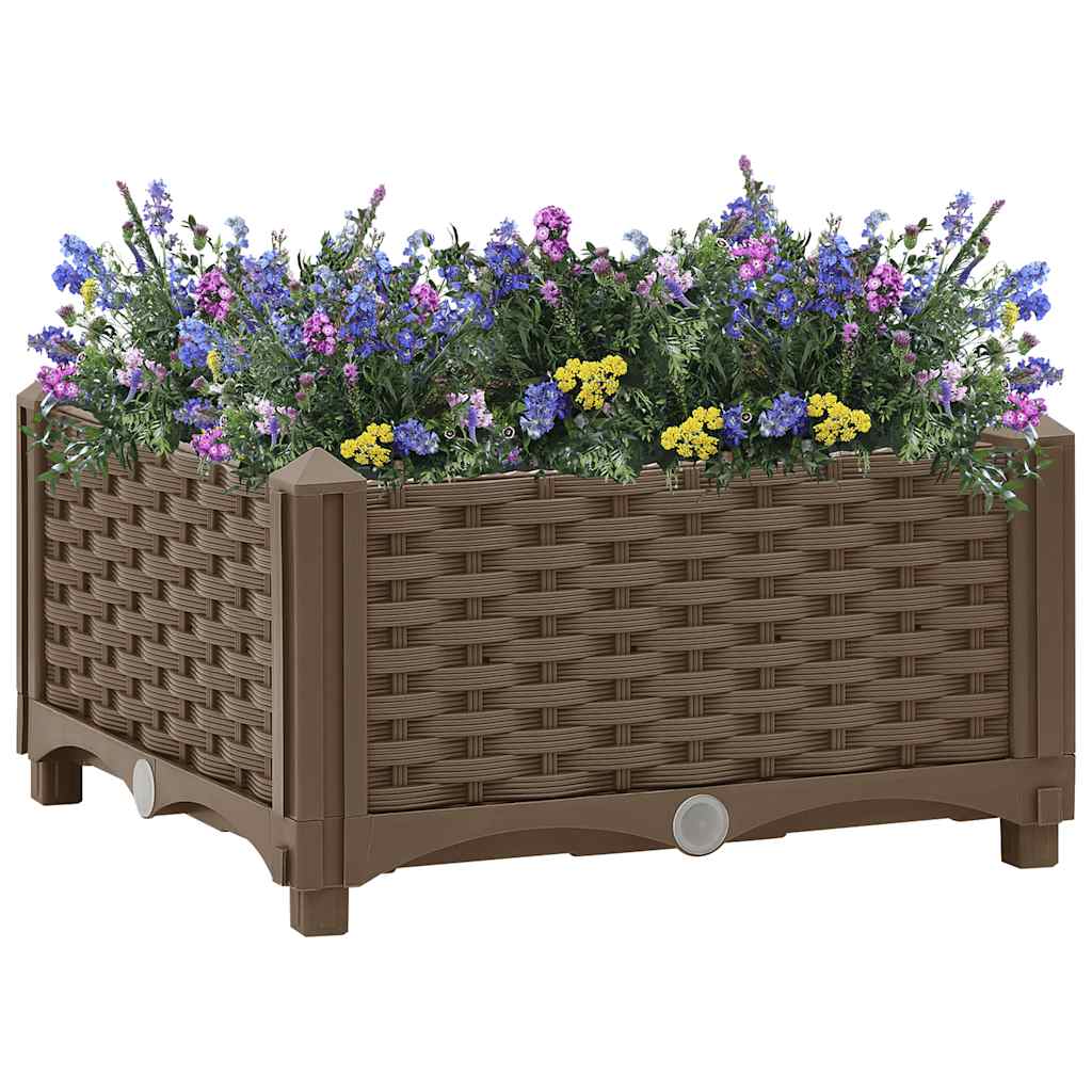 Raised Bed Brown Polypropylene Medium Durable Raised Bed