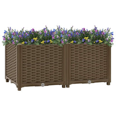 Raised Bed Brown Polypropylene Medium Durable Raised Bed
