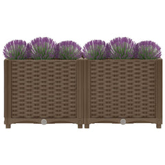 Raised Bed Brown Polypropylene Medium Durable Raised Bed