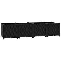 Raised Bed Black Polypropylene Large Durable Outdoor Planter