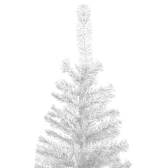 Artificial Christmas Tree White PVC, Steel Large
