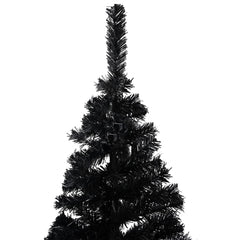Artificial Christmas Tree Black PVC, steel Extra Tall