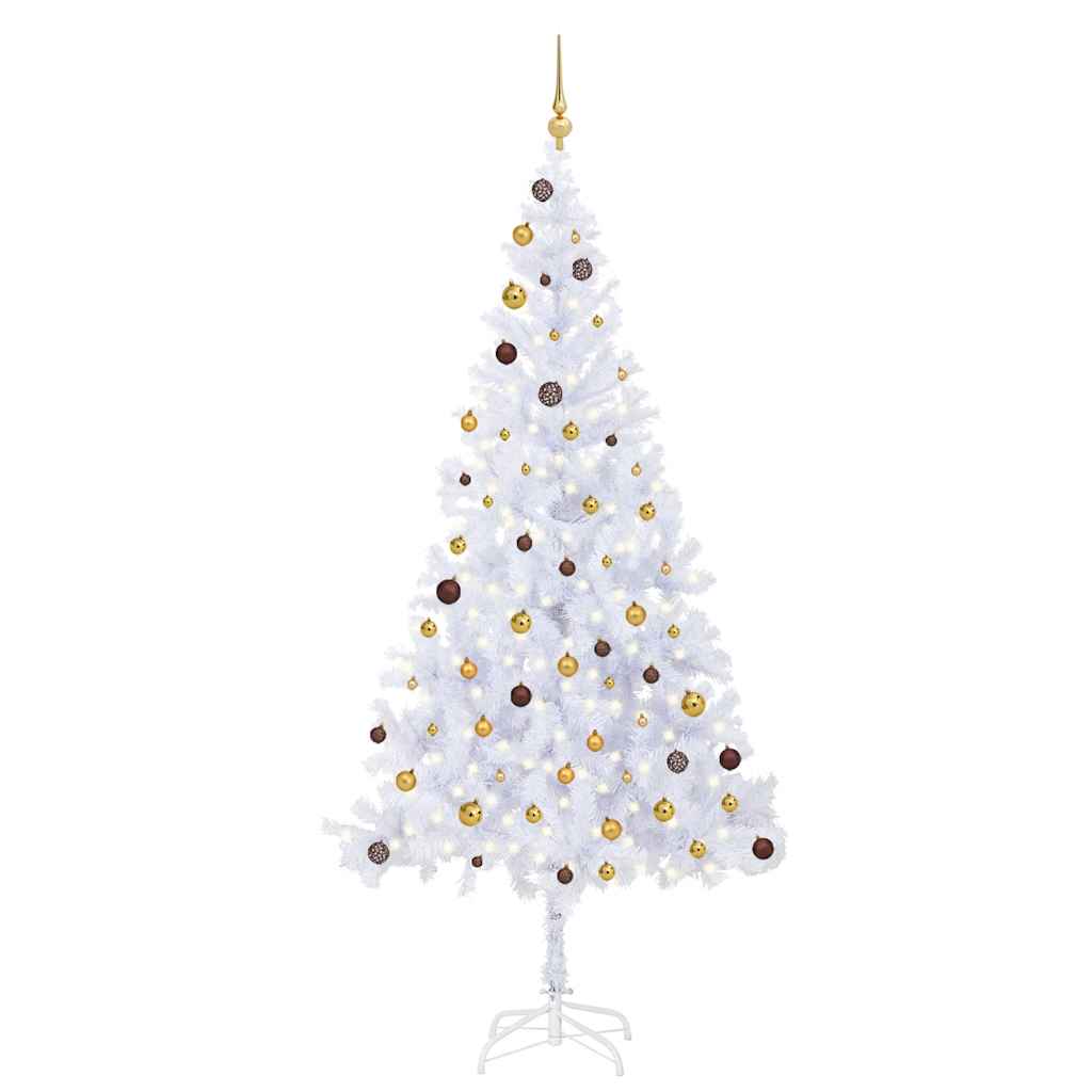 Artificial Pre-lit Christmas Tree with Ball Set 82.7 910 Branches