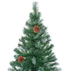 Artificial Pre-lit Christmas Tree with Ball Set&Pinecones 70.9