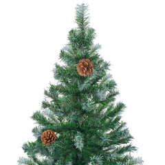 Artificial Pre-lit Christmas Tree with Ball Set Pinecones 70.9
