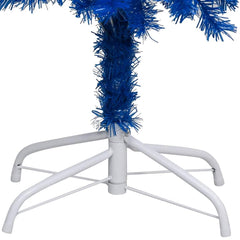 Artificial Christmas Tree Blue PVC, steel 94.5 in