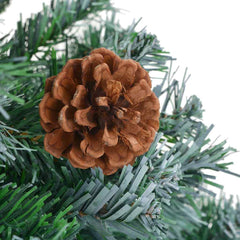 Artificial Pre-lit Christmas Tree with Ball Set Pinecones 70.9