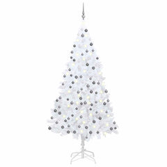 Artificial Christmas trees white and grey 82.68 x 43.31 in