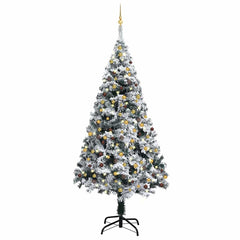 Artificial Pre-lit Christmas Tree with Ball Set Green 94.5 PVC