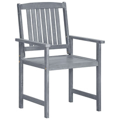Patio Chair Set of 6 Grey