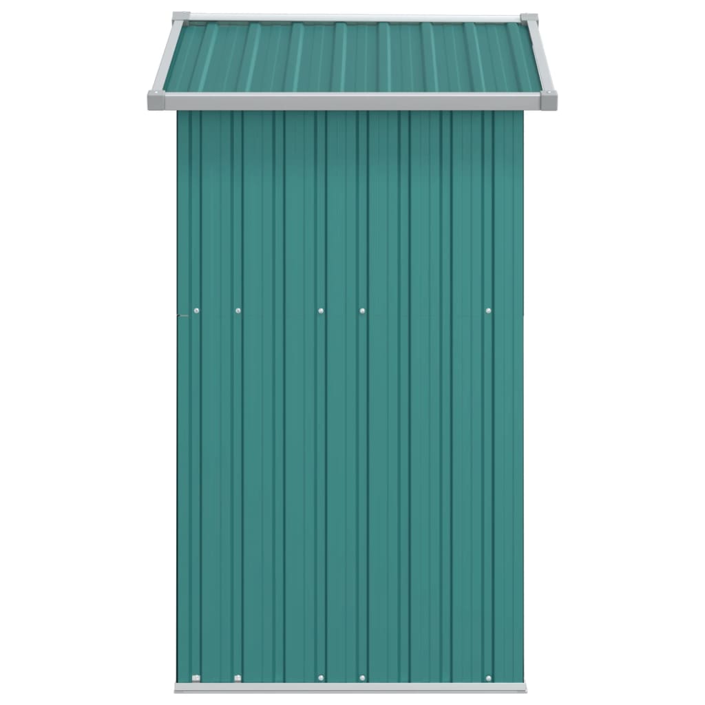 Garden Shed Green 49.6x38.4x69.7 Galvanized Steel