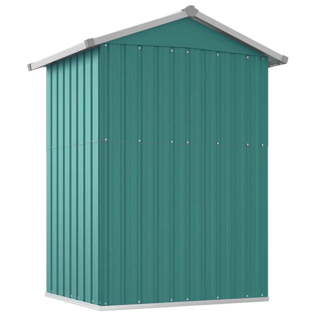 Garden Shed Green 49.6x38.4x69.7 Galvanized Steel