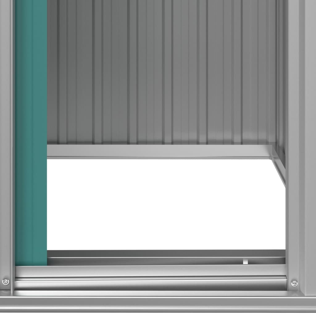 Garden Shed Green 49.6x38.4x69.7 Galvanized Steel