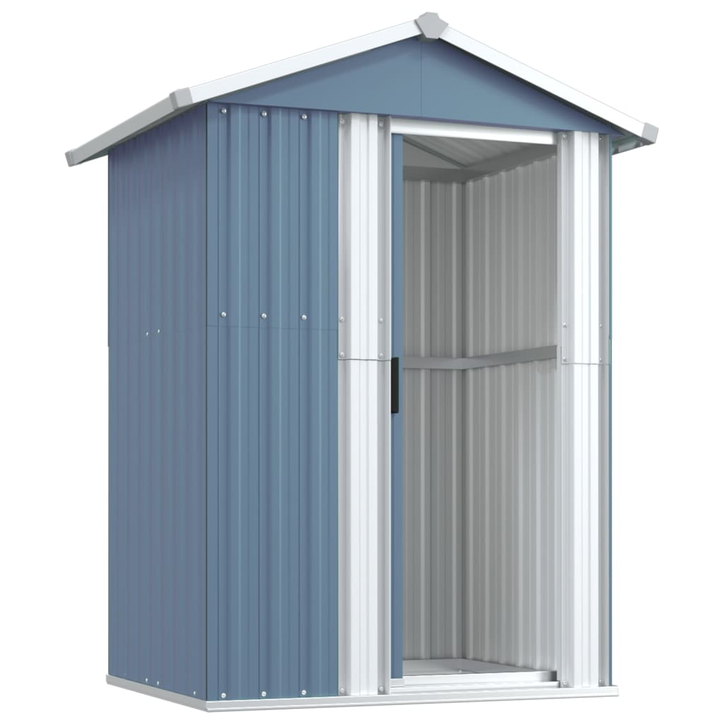 Garden Shed Gray 49.6x38.4x69.7 Galvanized Steel