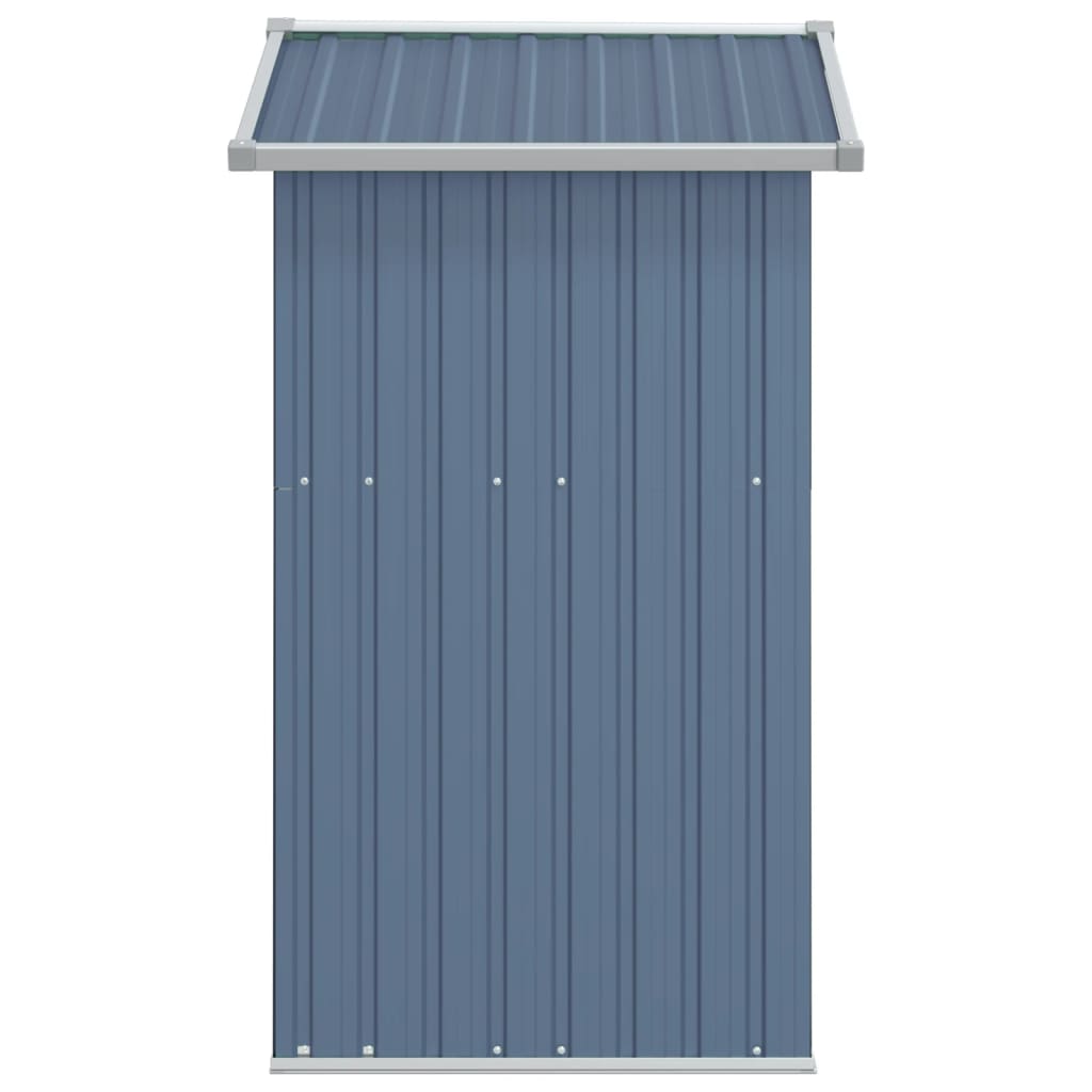 Garden Shed Gray 49.6x38.4x69.7 Galvanized Steel