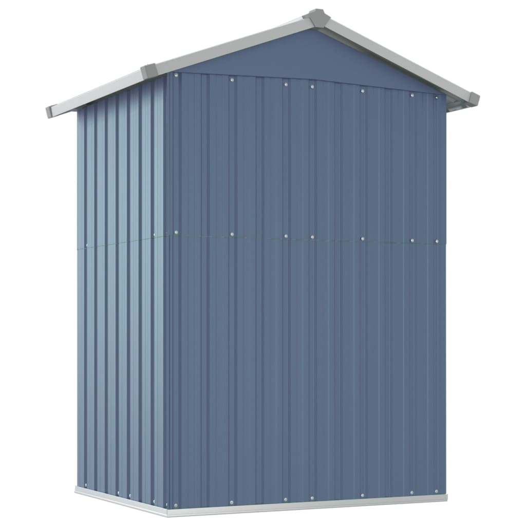Garden Shed Gray 49.6x38.4x69.7 Galvanized Steel